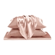 Olliix Madison Park Essentials Satin Full Sheet Set Polyester in Blush