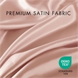 Olliix Madison Park Essentials Satin Full Sheet Set Polyester in Blush