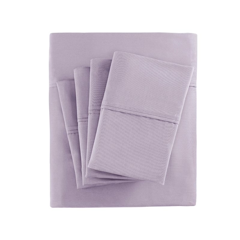 Olliix Madison Park 800 Thread Count King Sheet Set Cotton in Purple
