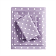 Olliix Mi Zone Polka Dot Full Sheet Set Cotton in Purple