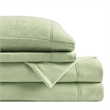 Olliix True North by Sleep Philosophy Micro Fleece Twin Sheet Set in Green