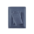 Olliix True North by Sleep Philosophy Cozy Flannel King Sheet Set in Blue