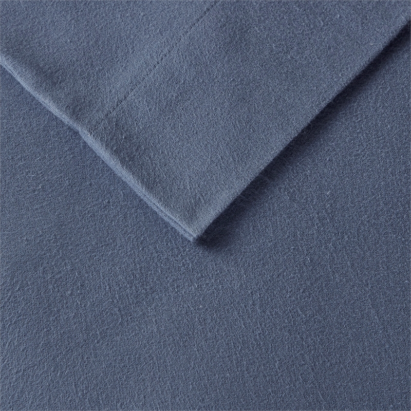 Olliix True North by Sleep Philosophy Cozy Flannel King Sheet Set in Blue