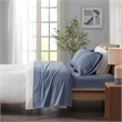 Olliix True North by Sleep Philosophy Cozy Flannel King Sheet Set in Blue
