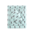 Olliix True North by Sleep Philosophy Cozy Flannel Full Sheet Set in Aqua