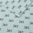 Olliix True North by Sleep Philosophy Cozy Flannel Full Sheet Set in Aqua