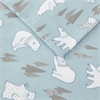 Olliix True North by Sleep Philosophy Cozy Flannel Full Sheet Set in Blue