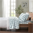 Olliix True North by Sleep Philosophy Cozy Flannel King Sheet Set in Blue
