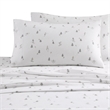 Olliix True North by Sleep Philosophy Cozy Flannel Full Sheet Set in Gray