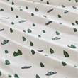 Olliix Woolrich Cotton Flannel King Sheet Set Cotton in Green Trees & Trucks