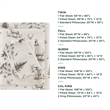 Olliix Woolrich Cotton Flannel Twin Sheet Set Cotton in Gray Deer Toile