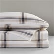 Olliix Woolrich Cotton Flannel Full Sheet Set Cotton in Tan Plaid