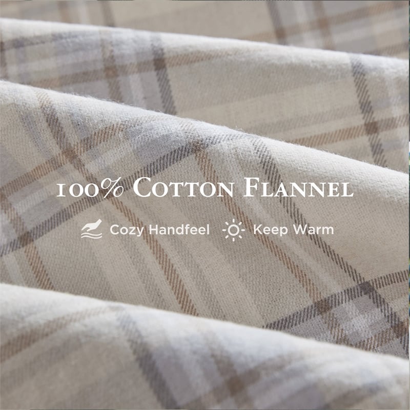 Olliix Woolrich Cotton Flannel Twin Sheet Set Cotton in Andrews