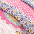 Olliix Intelligent Design Kids Crazy Daisy Twin Quilt Set Cotton in Multi