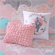Olliix Intelligent Design Kids Cloud Twin Comforter Set Cotton in Pink