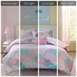 Olliix Intelligent Design Kids Cloud Twin Comforter Set Cotton in Pink