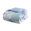 Olliix Intelligent Design Kids Cloud Twin Comforter Set Cotton in Blue