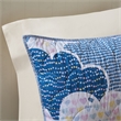 Olliix Intelligent Design Kids Cloud Twin Quilt Set Cotton in Blue