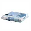 Olliix Intelligent Design Kids Cloud Twin Quilt Set Cotton in Blue