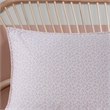 Olliix Intelligent Design Kids Iris Twin Coverlet Mini Set Cotton in Blush