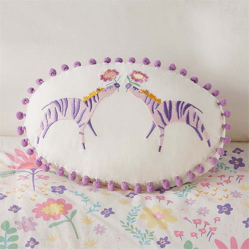 Olliix Intelligent Design Kids Lulu Twin Duvet Cover Set Cotton in Purple