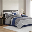 Olliix Madison Park Jenson King Comforter Set Polyester in Blue