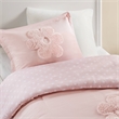 Olliix Intelligent Design Kids Gracie Twin Duvet Cover Set Polyester in Pink