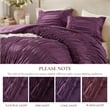 Olliix 510 Design Mia King Comforter Set Microfiber in Purple