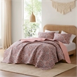 Olliix Super Listing Valerie King Quilt Set Polyester in Pink