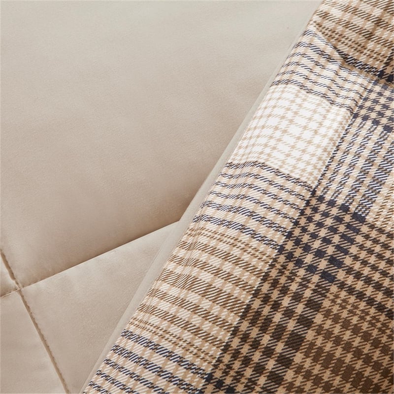 Olliix Woolrich Lumberjack Twin Comforter Mini Set Microfiber in Multi