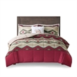 Olliix Woolrich Emmet Creek King Comforter Set Polyester in Red