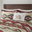 Olliix Woolrich Emmet Creek King Comforter Set Polyester in Red