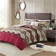 Olliix Woolrich Emmet Creek King Comforter Set Polyester in Red