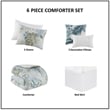 Olliix Harbor House Blue Kiawah Island King Comforter Set Cotton in Blue