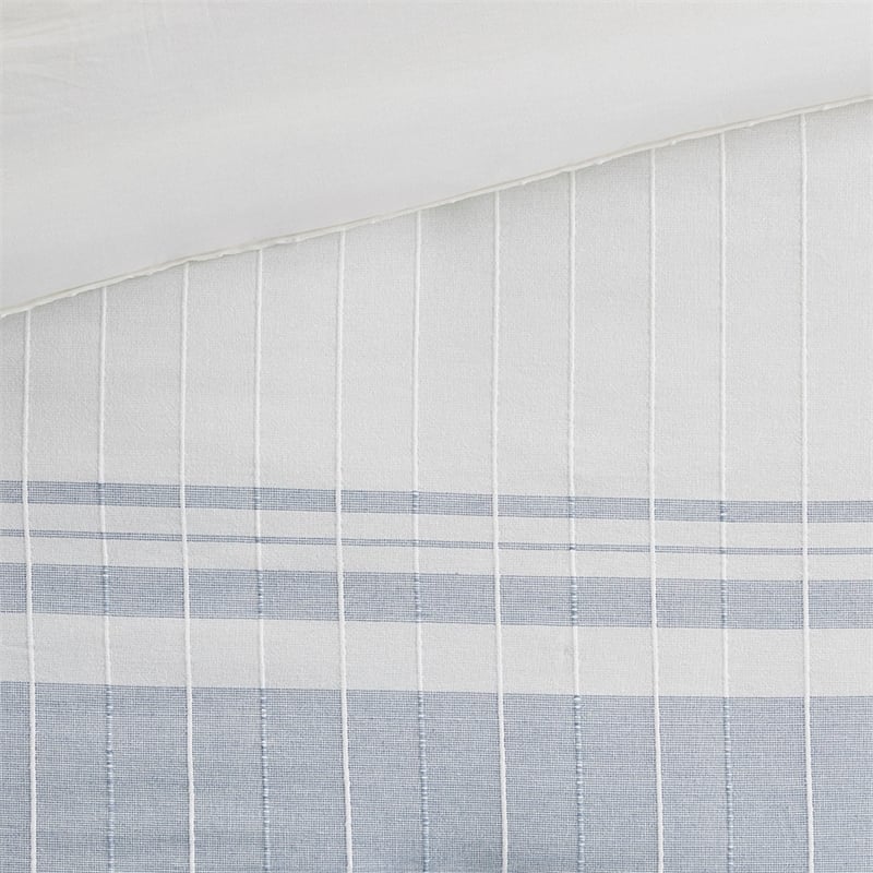 Olliix Harbor House Blue Morgan Full Comforter Set Cotton in White/Blue