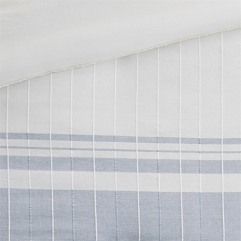 Olliix Harbor House Blue Morgan King Comforter Set Cotton in White/Blue