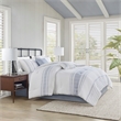 Olliix Harbor House Blue Morgan King Comforter Set Cotton in White/Blue