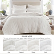 Olliix Harbor House Blue Breeze King Quilt Set Cotton in White