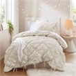 Olliix Intelligent Design Lily Twin Comforter Set Microfiber in Ivory