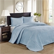 Olliix Madison Park Quebec King Bedspread Set Cotton in Blue