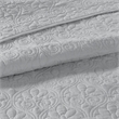 Olliix Madison Park Quebec King Bedspread Set Cotton in Grey