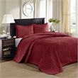 Olliix Madison Park Quebec King Bedspread Set Cotton in Red