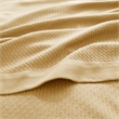 Olliix Madison Park Egyptian Cotton Twin Blanket Cotton in Mustard