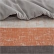 Olliix Madison Park Essentials Jaxon King Comforter Set Polyester in Coral/Grey