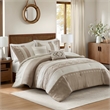 Olliix Woolrich Sutherland King Comforter Set Polyester in Taupe