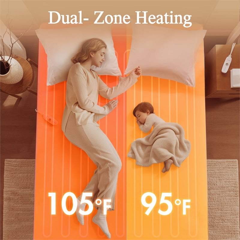 Olliix Beautyrest Nonwoven Full Mattress Pad Polyester in White