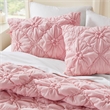 Olliix Intelligent Design Lily King Comforter Set Microfiber in Pink