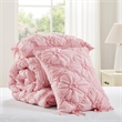 Olliix Intelligent Design Lily King Comforter Set Microfiber in Pink
