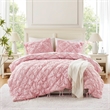 Olliix Intelligent Design Lily King Comforter Set Microfiber in Pink