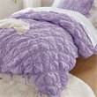 Olliix Intelligent Design Lily Twin Comforter Set Microfiber in Purple